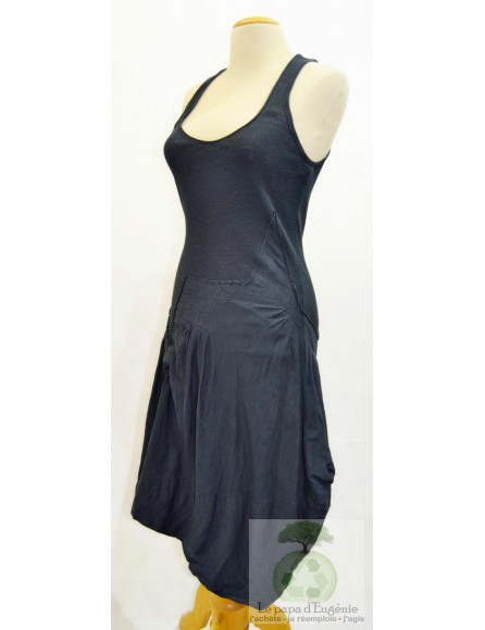 Marithé et François Girbaud - robe longue - Dame - noir - S-36 FR-T1