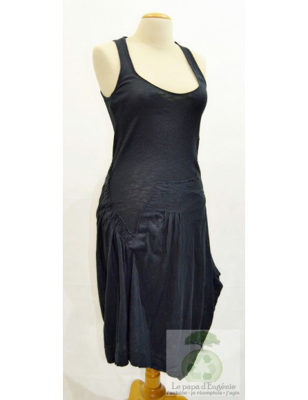 Marithé et François Girbaud - robe longue - Dame - noir - S-36 FR-T1