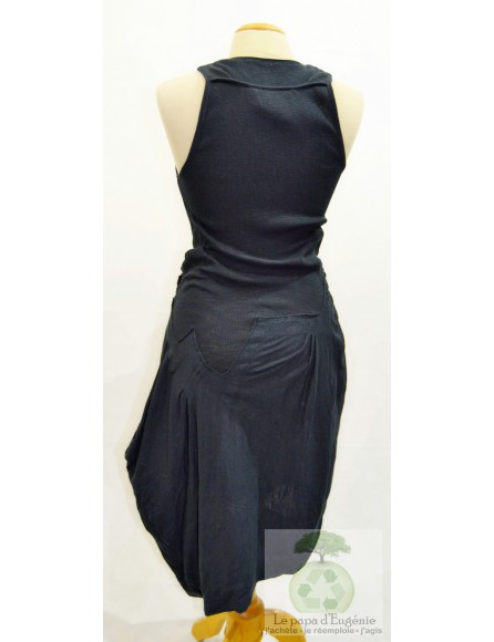Marithé et François Girbaud - robe longue - Dame - noir - S-36 FR-T1