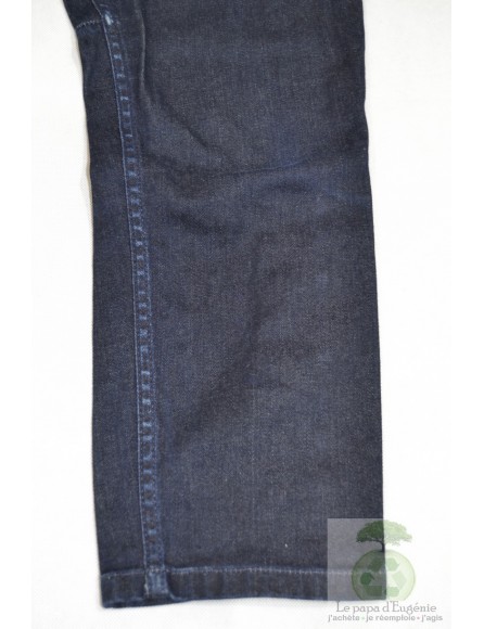 Marithé et François Girbaud - pantalon jeans straight 3/4 - Dame - bleu - S-36 FR-T1