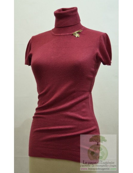 Liu-Jo - pull col roulé - Dame - rouge - S-36 FR-T1