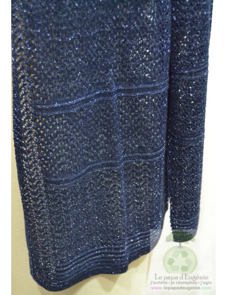1 Un 2 Deux 3 Trois - cardigan - gilet - Dame - bleu - S-36 FR-T1