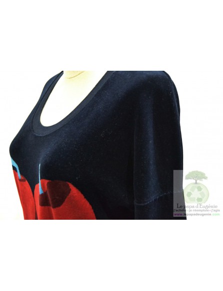 Sonia Rykiel - pyjama 1 pièce - Dame - bleu - M-38 FR-T2