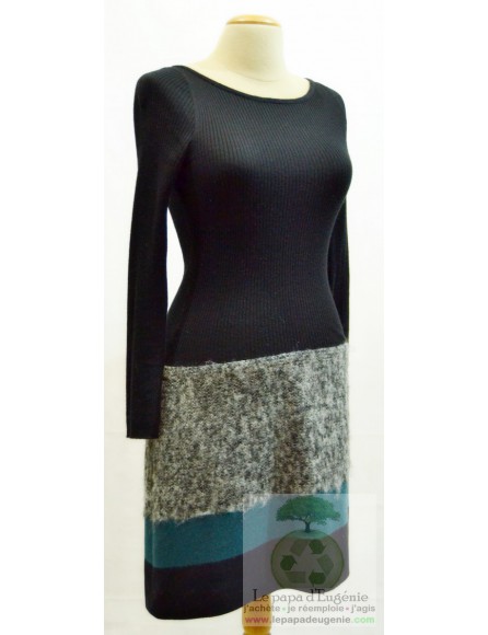 Paule Ka - robe mi-longue - Dame - noir - M-38 FR-T2