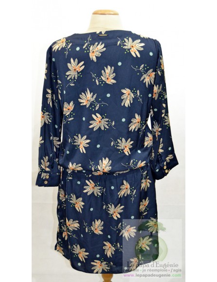 Voodoo - robe mi-longue - Dame - bleu - 38 FR - M