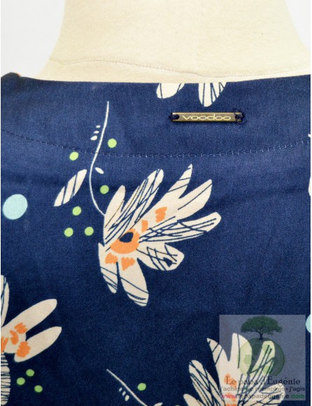 Voodoo - robe mi-longue - Dame - bleu - 38 FR - M