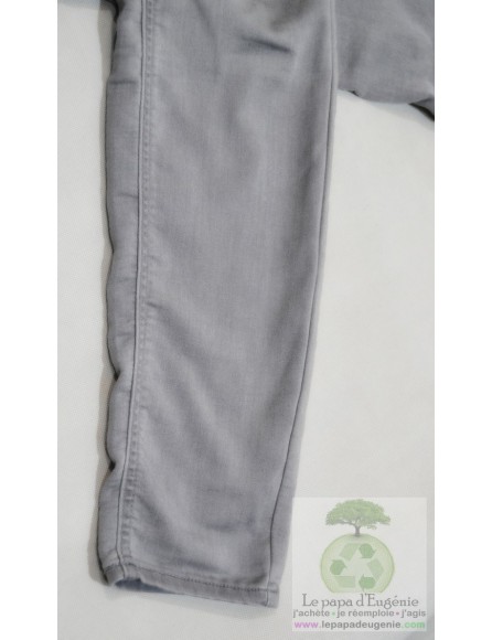 Vila - pantalon jeans slim-svelte - Dame - gris - 40 FR - L