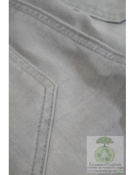 Vila - pantalon jeans slim-svelte - Dame - gris - 40 FR - L