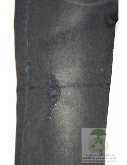 Naf Naf - pantalon jeans straight-tout droit - Dame - gris - 38 FR - M
