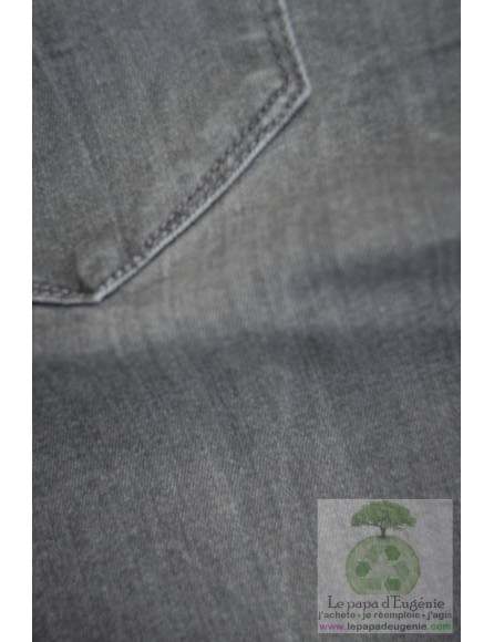 Esprit - pantalon jeans straight-tout droit - Dame - gris - 40 FR - L