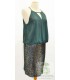 Only - robe mi-longue de cérémonie - Dame - vert - 40 FR - L
