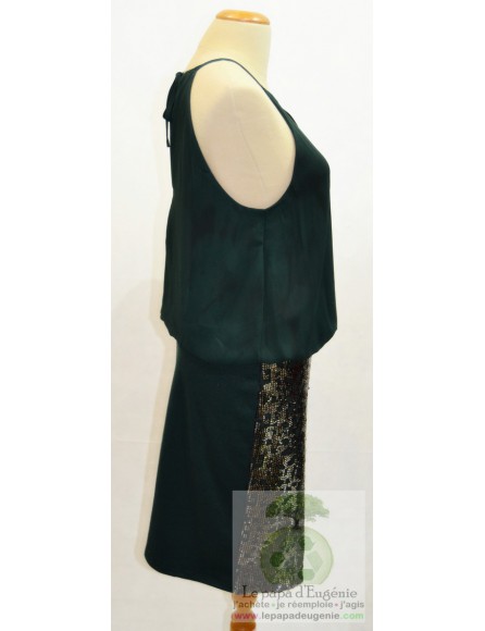 Only - robe mi-longue de cérémonie - Dame - vert - 40 FR - L
